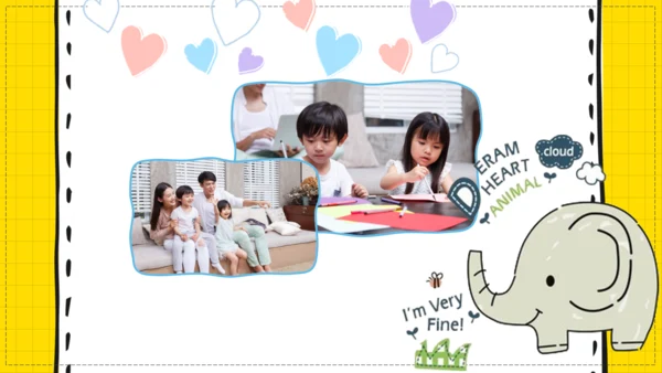 幼儿早教教学课件通用PPT模板