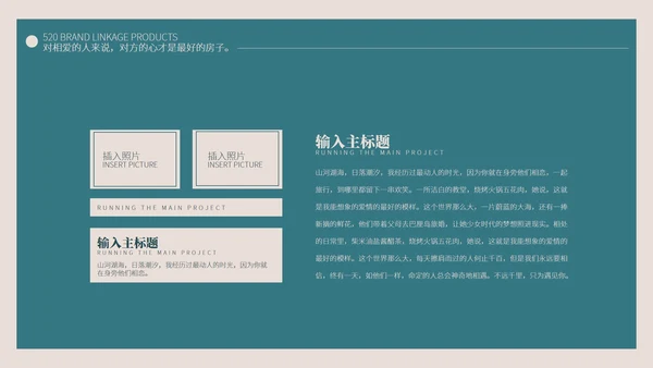 绿色小清新品牌联动产品PPT模板