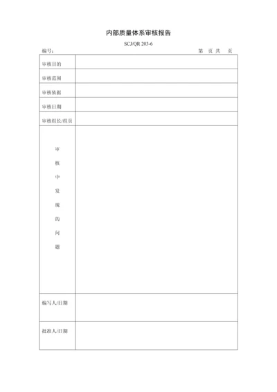 内部质量体系审核报告203-6.docx