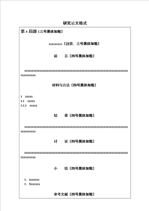 河北联合大学论文撰写试行