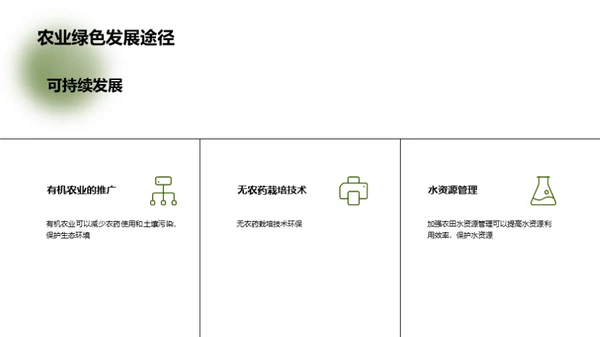 绿色农业，环保新篇章