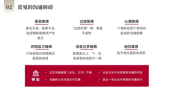 红色商务励志跨部门沟通企业培训PPT课件沟通技巧