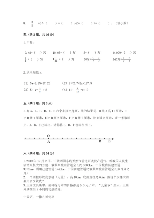 人教版小升初数学模拟试卷附参考答案（实用）.docx