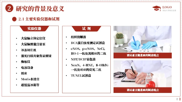 临床医学硕士答辩通用PPT模板