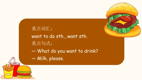 外研社六下 Module1 Unit2 What do you want to eat