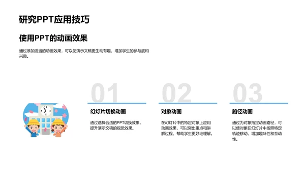 教学演示技巧PPT模板