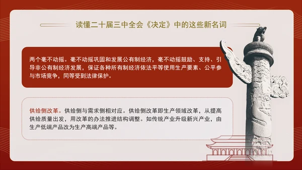 读懂二十届三中全会决定中的这些新名词专题党课PPT课件