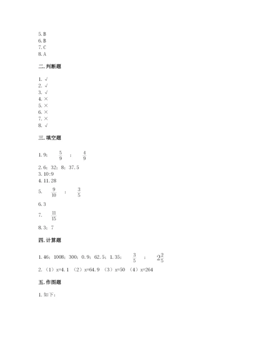 北京版六年级下册数学期末测试卷a4版.docx