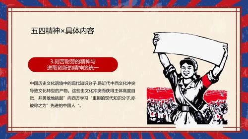 五四青年节热血青春放飞梦想PPT