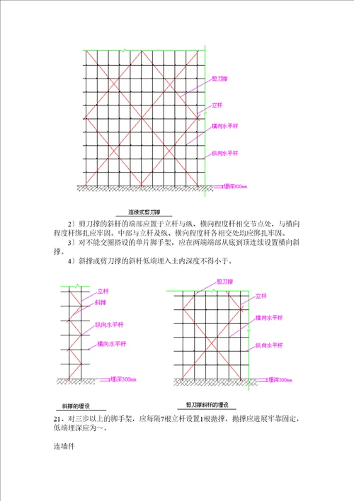 木脚手架施工方案