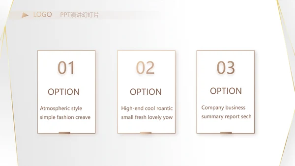 高端极简品牌策划工作总结汇报PPT