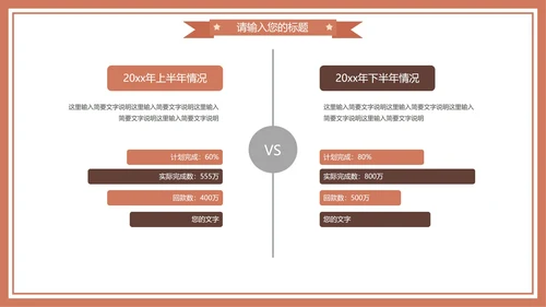 棕色卡通风中小学教育期末家长会PPT模板