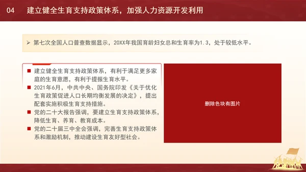 新时代人口高质量发展的根本遵循专题党课PPT