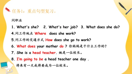 Unit 5 What does he do 复习课件（词组+句型+语法+语音+写作指导）
