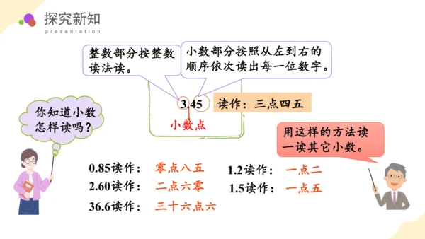 第七单元 第1课时 小数的初步认识教学课件(共39张PPT)三年级数学下册 人教版