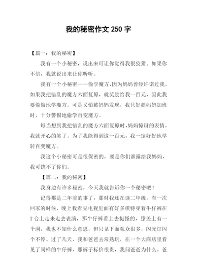 我的秘密作文250字.docx