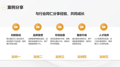 灰色简约风通用行业企业宣传PPT模板