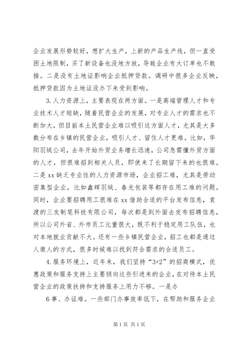 民营经济调研报告.docx