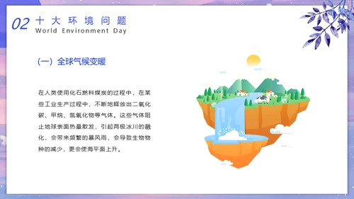 世界环境日通用PPT课件