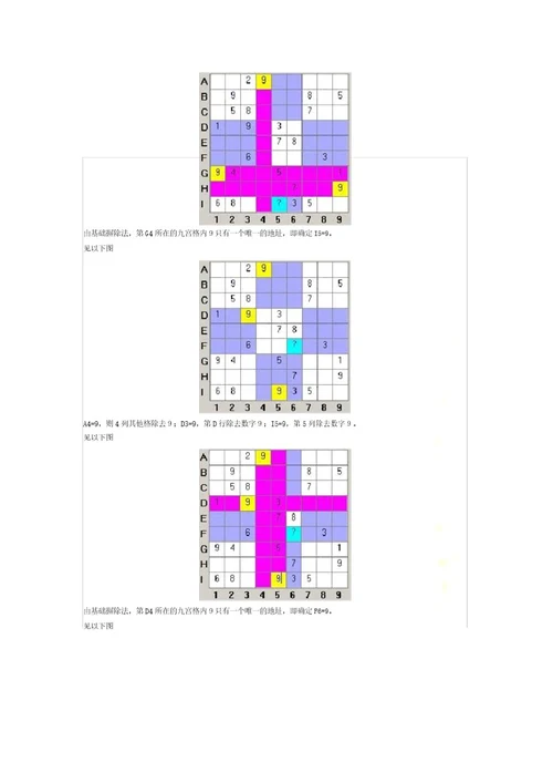 数独解题方法计划大全