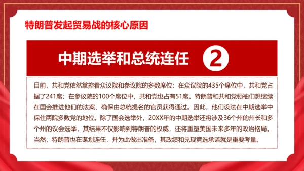 中美贸易分析PPT模板