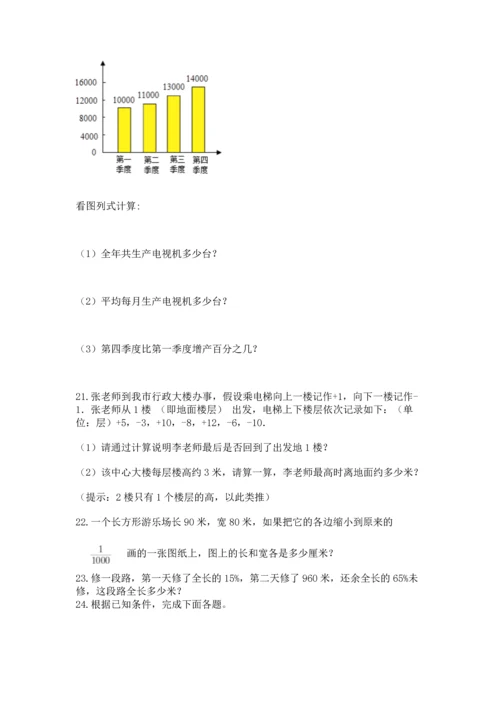 六年级小升初数学解决问题50道附答案解析.docx
