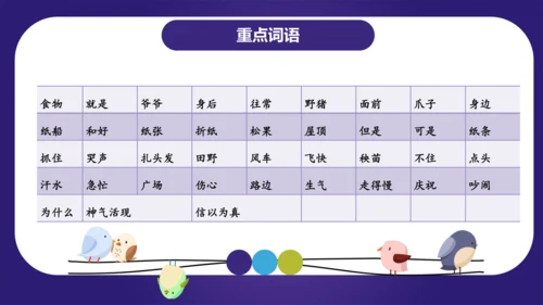 统编版2023-2024学年二年级语文上册单元复习第八单元（复习课件）