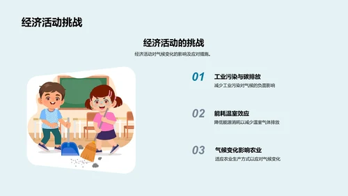 气候系统与地理影响课程PPT模板