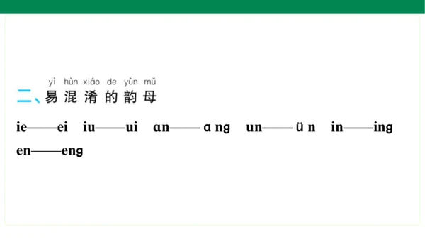 统编版语文一年级上册期中复习单元知识盘点  课件