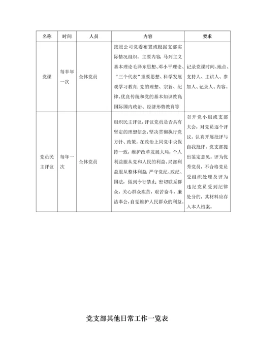xx公司党支部标准化建设(初稿).docx