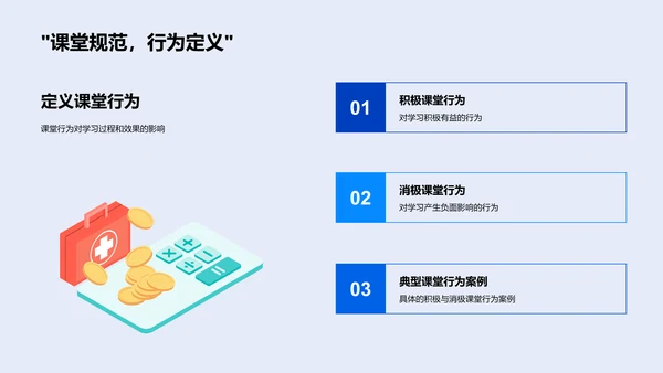 课堂行为改善PPT模板