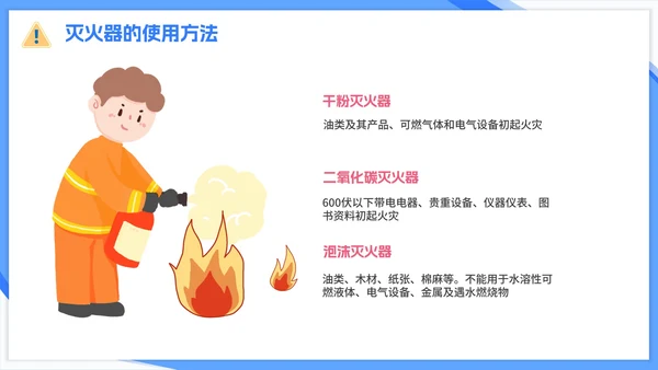 蓝色卡通企业安全教育培训PPT模板