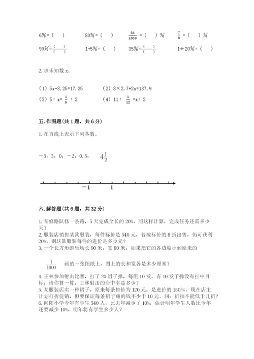 小升初数学期末测试卷加答案.docx