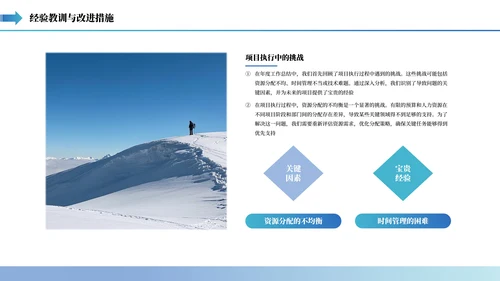 蓝色系商务年终工作汇报PPT模板