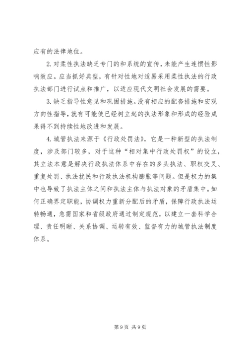 城管执法工作调研报告.docx