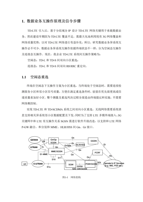 中国移动数据业务互操作参数配置手册模板.docx