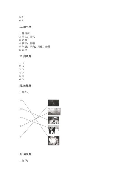 教科版三年级上册科学期末测试卷附完整答案【易错题】.docx