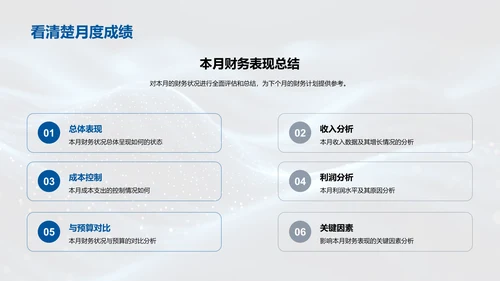 财务月度分析报告