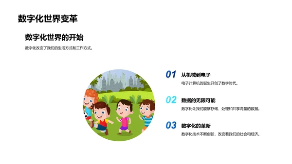 计算机科学概览PPT模板