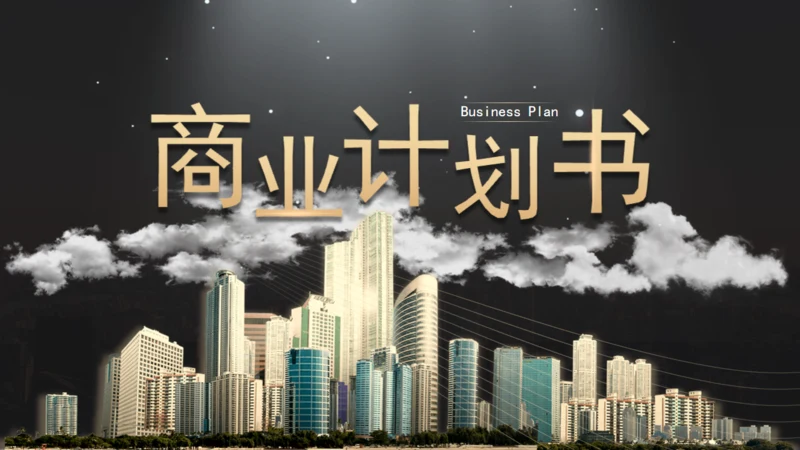 城市风云商业计划书通用PPT模板