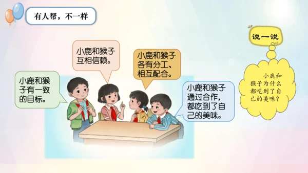 第16课 大家一起来合作（课件）-一年级下册《道德与法治》教学课件 教案（统编版）