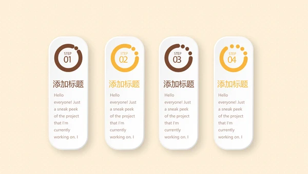 橙色面包店蛋糕动态PPT