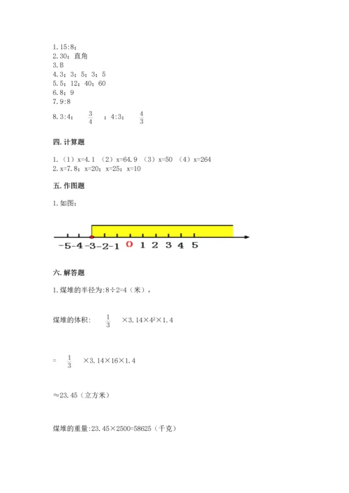 黄冈小学六年级数学试卷附参考答案【综合题】.docx