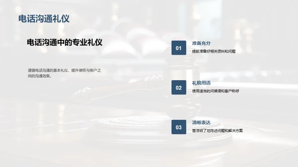 律师商务礼仪通识