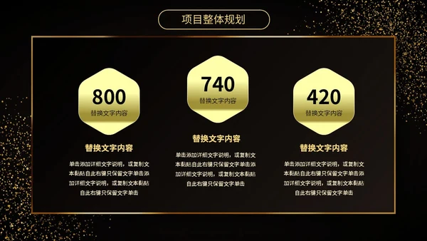 黑金房地产行业启动仪式PPT