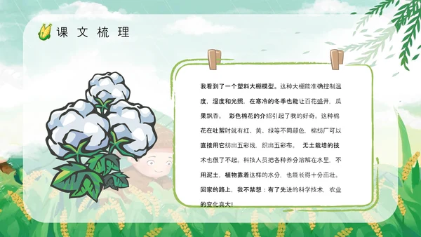 《农业的变化真大》谷雨PPT模板