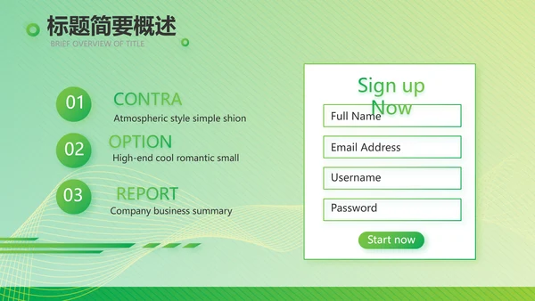 绿色公司企业市场营销策划方案PPT护肤