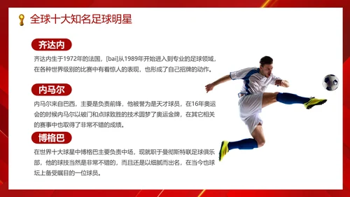 足球世界杯足球比赛活动PPT模板