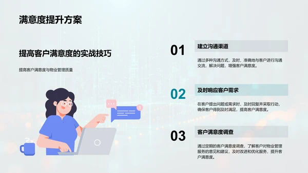物业管理高效化PPT模板