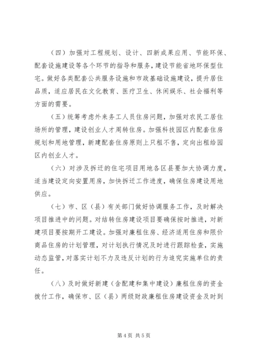 政府住房建设计划.docx